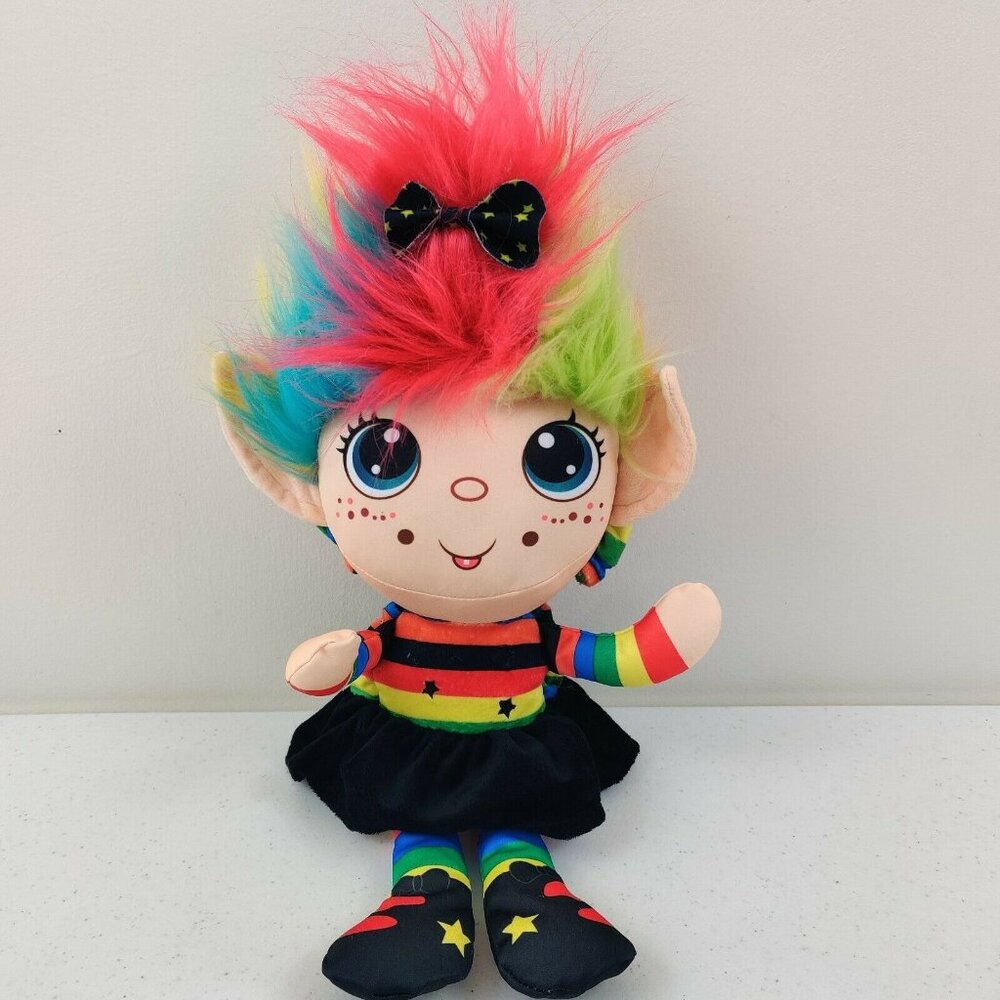 Flip Zees Trolls Rainbow Plush Doll Stuffed Toy